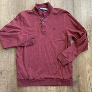 Travis Mathew Quarter Button up sweater sz Large.